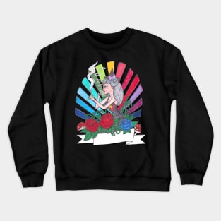 Rainbow Wicked Witch Crewneck Sweatshirt